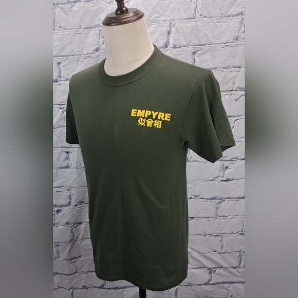 Empyre Men's Graphic T-Shirt Tee Karma Tiger Dragons Tao Military Green Small - Picture 5 of 10